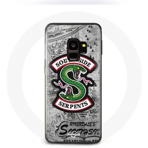 Coque pour Samsung Galaxy S9 plus Riverdale south side serpents logo Maniacase pas cher