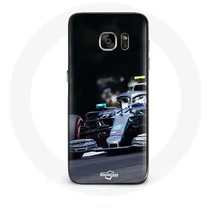 Coque pour Samsung Galaxy S6 edge Formule 1 Valtteri Bottas Pilote automobile F1 Noir Maniacase pas cher