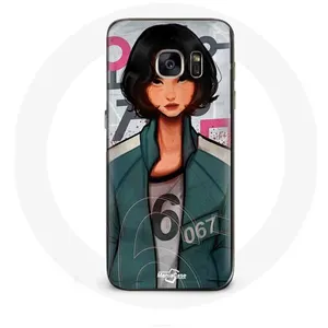Coque pour samsung galaxy S6 Squid Game Kang Sae Byeok série Maniacase pas cher