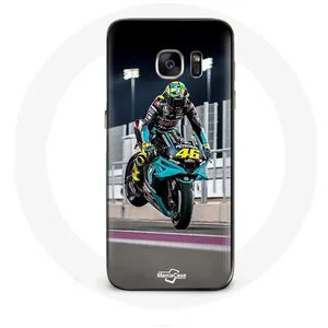 Coque pour Samsung Galaxy S6 Valentino Rossi Pilote de vitesse motoGP Maniacase pas cher