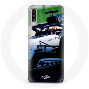 Coque pour Samsung Galaxy A50 Formule 1 Pierre Gasly Pilote F1 Blanc Maniacase pas cher