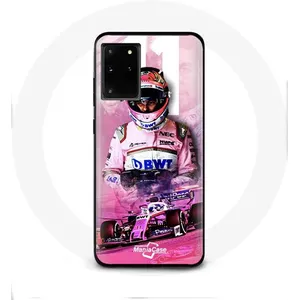 Coque pour samsung galaxy S11 plus Formule 1 Sergio Pérez Pilote de F1 Rose Maniacase pas cher
