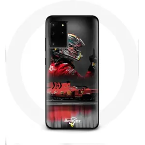 Coque pour Samsung Galaxy S20 Ultra Formule 1 Sebastian Vettel Pilote automobile F1 Rouge Maniacase pas cher