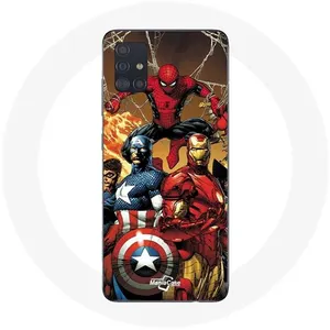 Coque pour Samsung Galaxy A71 Avengers invaders Anciens soldats Maniac... pas cher