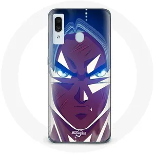 Coque pour Samsung Galaxy A40 Dragon Ball Goku Visage énervé Maniacase pas cher