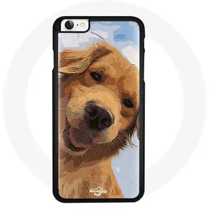 Coque pour Iphone SE 2020 Chien marron Golden Retriever Maniacase pas cher
