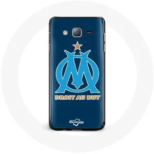 Coque pour Samsung Galaxy J7 2016 Marseille OM Bleu Maniacase pas cher