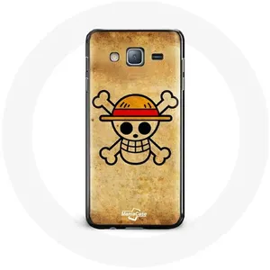 Coque pour Samsung Galaxy J5 2016 One Piece Manga Tete de Mort Maniacase pas cher