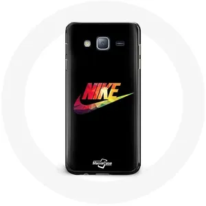 Coque pour Samsung Galaxy J5 2016 Nike Logo Couleur fond noir Maniacase pas cher
