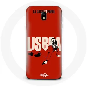 Coque pour Samsung Galaxy J5 2017 La casa de papel Lisboa dessin Maniacase pas cher
