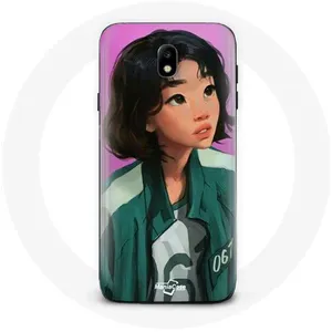 Coque pour Samsung Galaxy J5 2017 Squid Game Kang Sae Byeok art Maniacase pas cher