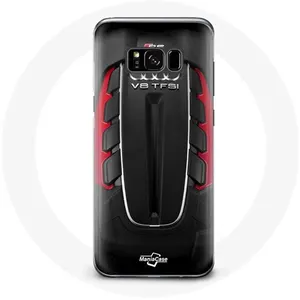 Coque pour Samsung Galaxy S8 plus Audi RS Logo rouge Maniacase pas cher