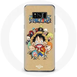Coque pour Samsung Galaxy S8 plus One piece Manga Equipage du Chapeau de Paille Maniacase pas cher
