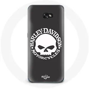 Coque pour samsung galaxy A5 2017 Harley Davidson Motors Tete de mort Maniacase pas cher