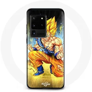 Coque pour Samsung Galaxy S20 Ultra Son goku dragon ball corps enervé Maniacase pas cher