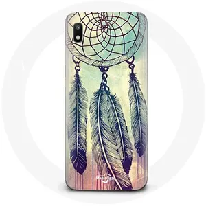 Coque pour Samsung Galaxy A10 Attrape rêve coloré marron Maniacase pas cher