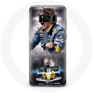 Coque pour Samsung Galaxy S8 plus Formule 1 Fernando Alonso Pilote F1 ... pas cher
