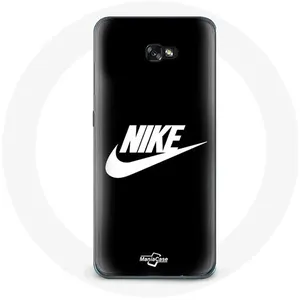 Coque pour samsung galaxy A5 2017 Nike Logo blanc fond Noir Maniacase pas cher