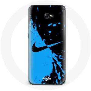 Coque pour samsung galaxy A5 2017 Nike Logo Bleu et Noir Maniacase pas cher