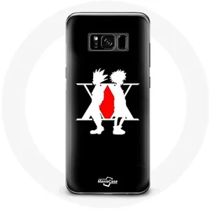 Coque pour Samsung Galaxy S8 plus Hunter x Hunter Manga Logo Fond Noir Maniacase pas cher