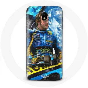Coque pour Samsung Galaxy J5 2017 Formule 1 Fernando Alonso champion du monde de F1 Maniacase pas cher