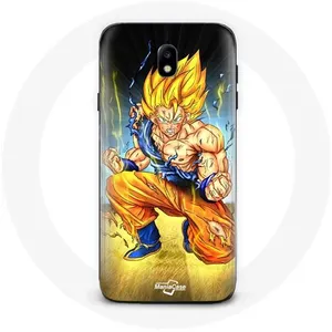 Coque pour Samsung Galaxy J5 2017 Son goku dragon ball corps enervé Maniacase pas cher
