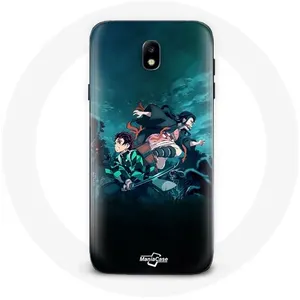 Coque pour Samsung Galaxy J5 2017 Demon Slayer Manga Tanjiro et Nezuko Maniacase pas cher