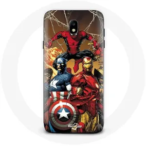 Comparateur de prix : Coque pour Samsung Galaxy J5 2017 Avengers invaders Anciens soldats Ma...
