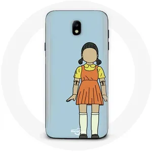 Coque pour Samsung Galaxy J5 2017 Squid game la poupée géante de jeu Maniacase pas cher