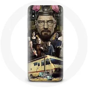 Coque pour Samsung Galaxy A10 Breaking Bad Heisenberg equipages Maniacase pas cher
