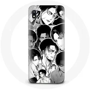 Coque pour Samsung Galaxy A10 Attaque des Titans Manga Levi Ackerman Maniacase pas cher