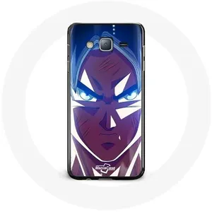 Coque pour samsung galaxy J3 Dragon Ball Goku Visage énervé Maniacase pas cher