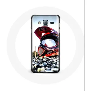 Coque pour Samsung Galaxy J5 Casque MotoCross Maniacase pas cher