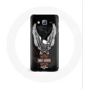 Coque pour Samsung Galaxy J7 2016 Harley Davidson aigle logo Maniacase pas cher