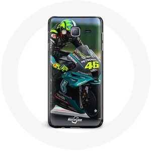 Coque pour samsung galaxy J3 Valentino Rossi MotoGP 46 Maniacase pas cher