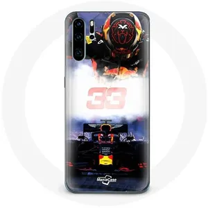 Coque pour samsung galaxy P30 pro Formule 1 Max Verstappen Pilote de F1 noir rouge et jaune Maniacase pas cher