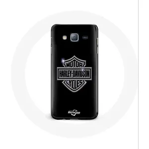 Coque pour Samsung Galaxy J7 Harley Davidson motorcycles logo Maniacase pas cher