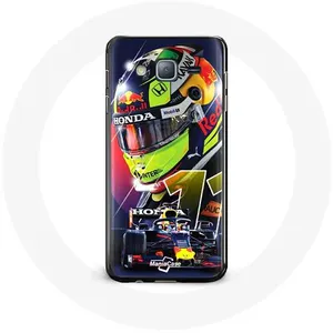 Coque pour Samsung Galaxy A3 Formule 1 Sergio Pérez Pilote automobile F1 Maniacase pas cher