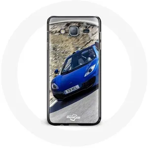 Coque pour samsung galaxy J7 2016 Formule 1 McLaren Voiture Bleu Maniacase pas cher
