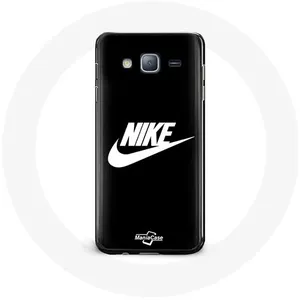 Comparateur de prix : Coque pour samsung galaxy J3 Nike Logo blanc fond Noir Maniacase