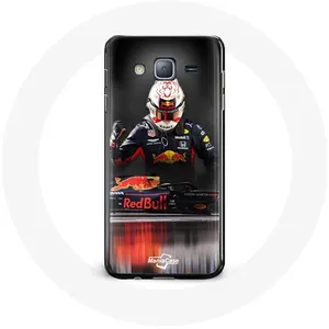 Coque pour Samsung Galaxy J3 Formule 1 Max Verstappen Pilote F1 Red Bull RB15 Maniacase pas cher