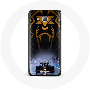 Coque pour Samsung Galaxy J3 Formule 1 Sebastian Vettel Pilote automobile F1 Noir Maniacase pas cher