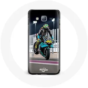 Coque pour Samsung Galaxy j5 Valentino Rossi pilote de MotoGP 46 Maniacase pas cher