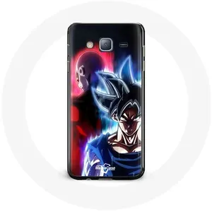 Coque pour Samsung Galaxy J7 Anime Dragon Ball Goku et Jiren Maniacase pas cher