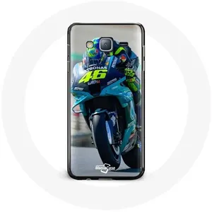 Coque pour samsung galaxy J3 Valentino Rossi MotoGP 46 Pilote de course Maniacase pas cher