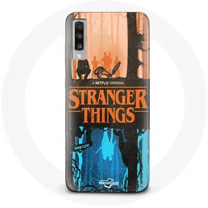 Coque pour Samsung Galaxy A50 Stranger Things Couverture des amis Maniacase pas cher