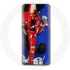 Coque pour Samsung Galaxy A3 2017 Formule 1 Fernando Alonso Pilote automobile F1 Rouge Maniacase pas cher
