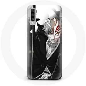 Coque pour Samsung Galaxy A50 Bleach manga ichigo kurosaki épée Maniacase pas cher