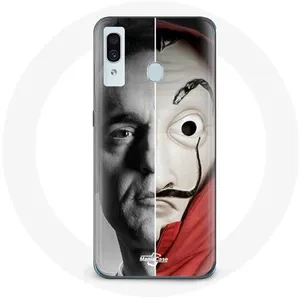 Coque pour samsung galaxy A40 La casa de papel Berlin Masque Split Maniacase pas cher