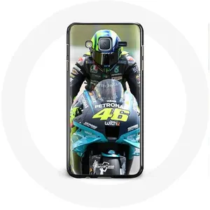 Coque pour Samsung Galaxy j7 2016 Valentino Rossi Pilote de course moto 46 Maniacase pas cher